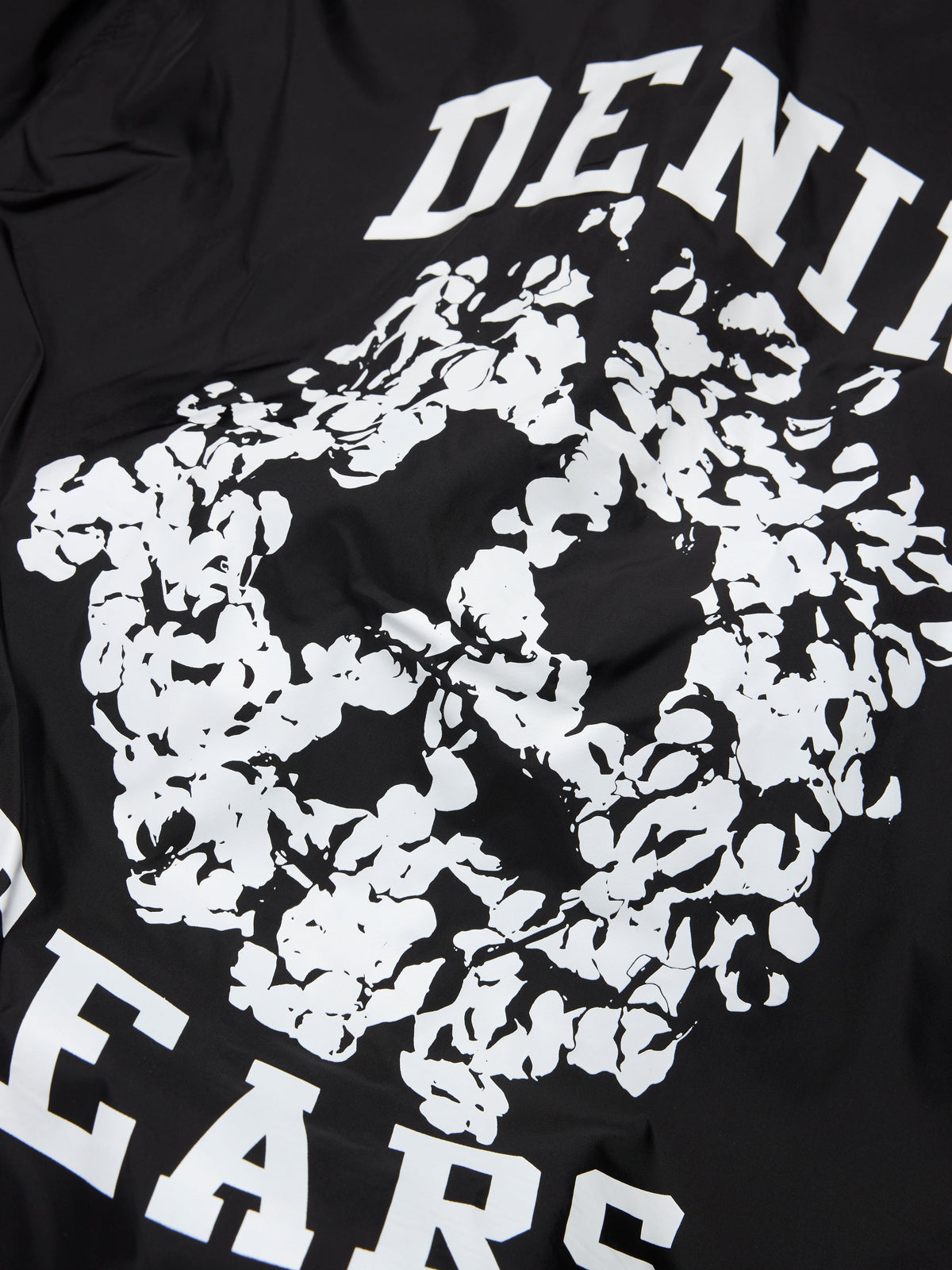 Peace Wreath Coaches Jacket Black
