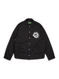 Peace Wreath Coaches Jacket Black