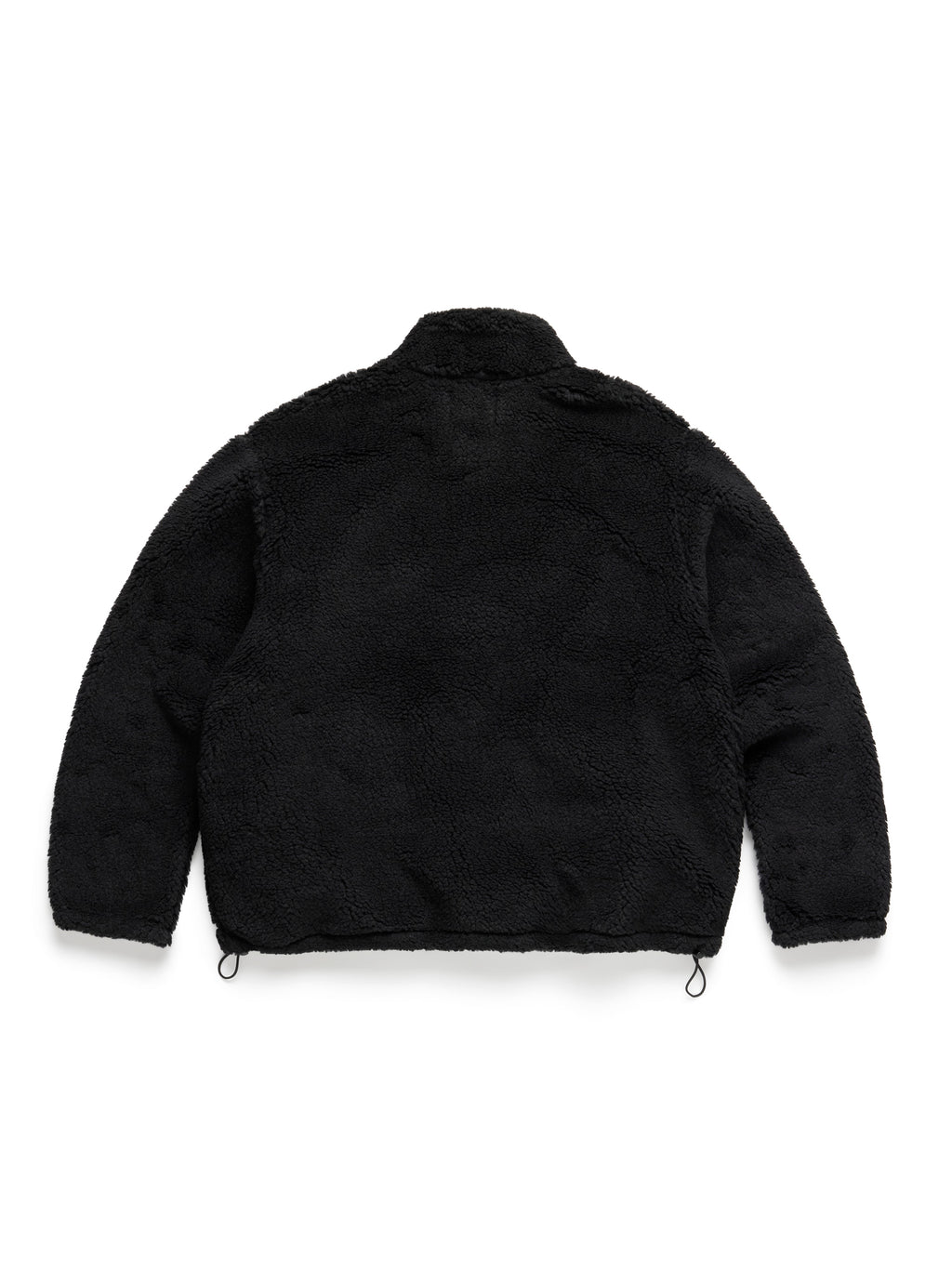 Polar Fleece Half Zip Jacket Black