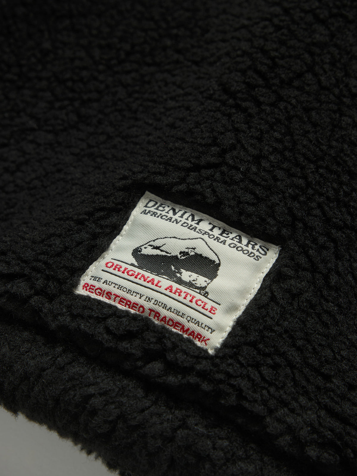 Polar Fleece Half Zip Jacket Black