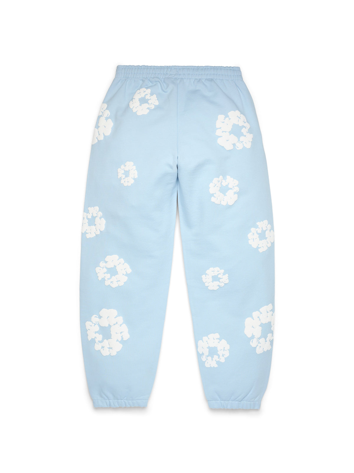 Cotton Wreath Sweatpants Powder Blue