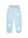 Cotton Wreath Sweatpants Powder Blue