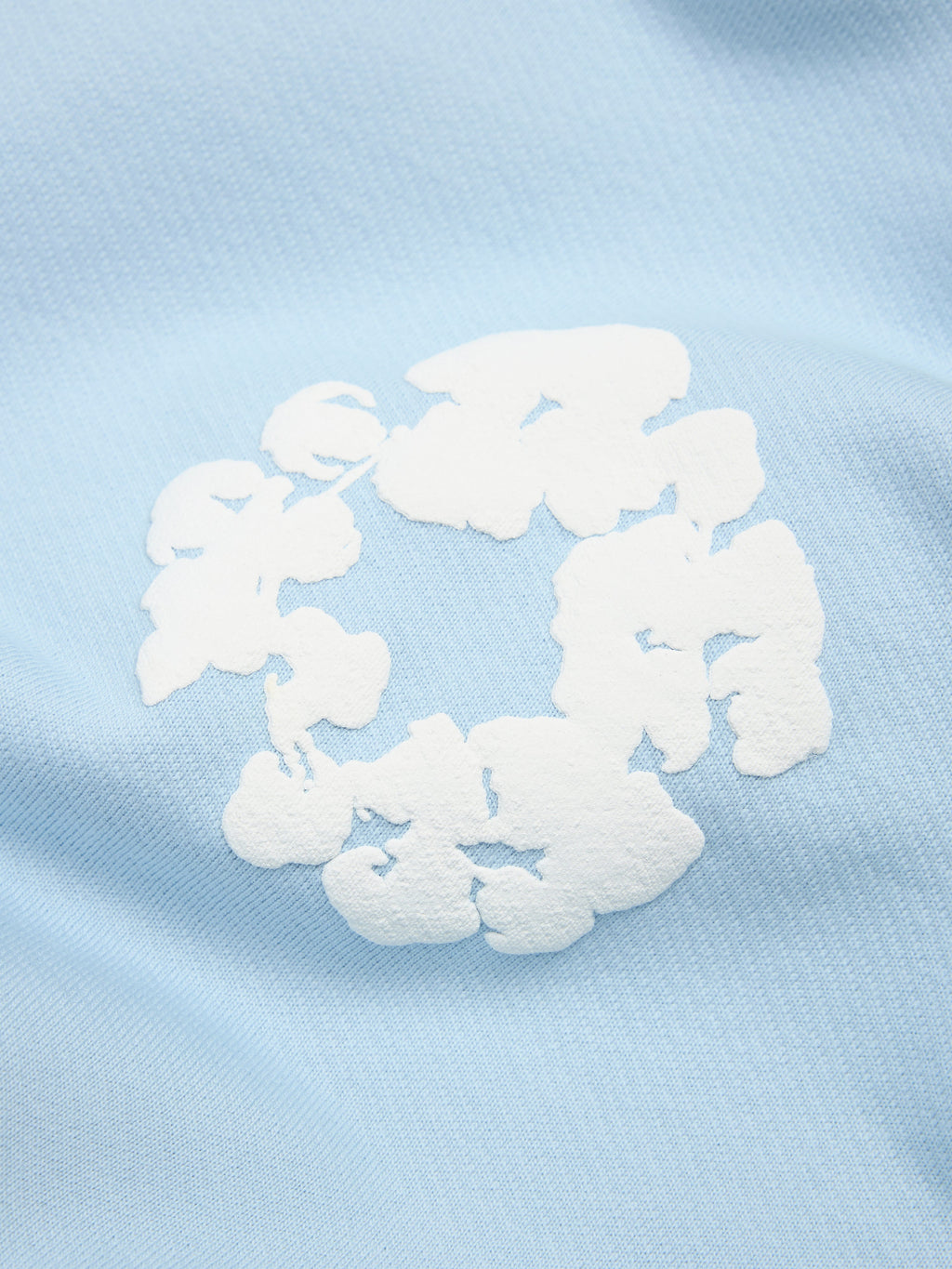 Cotton Wreath Sweatpants Powder Blue