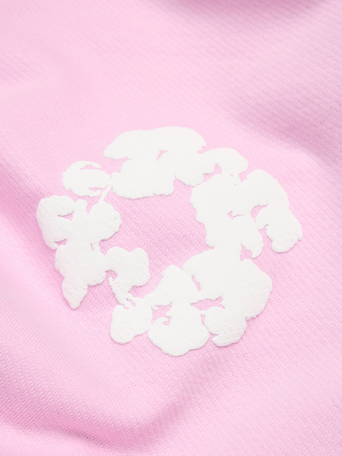 Cotton Wreath Sweatpants Powder Pink
