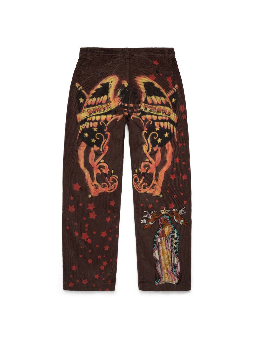 Tattoo Corduroy Pant Brown