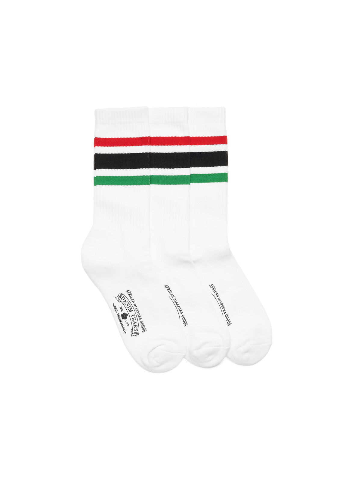 RBG 3-Pack Socks White