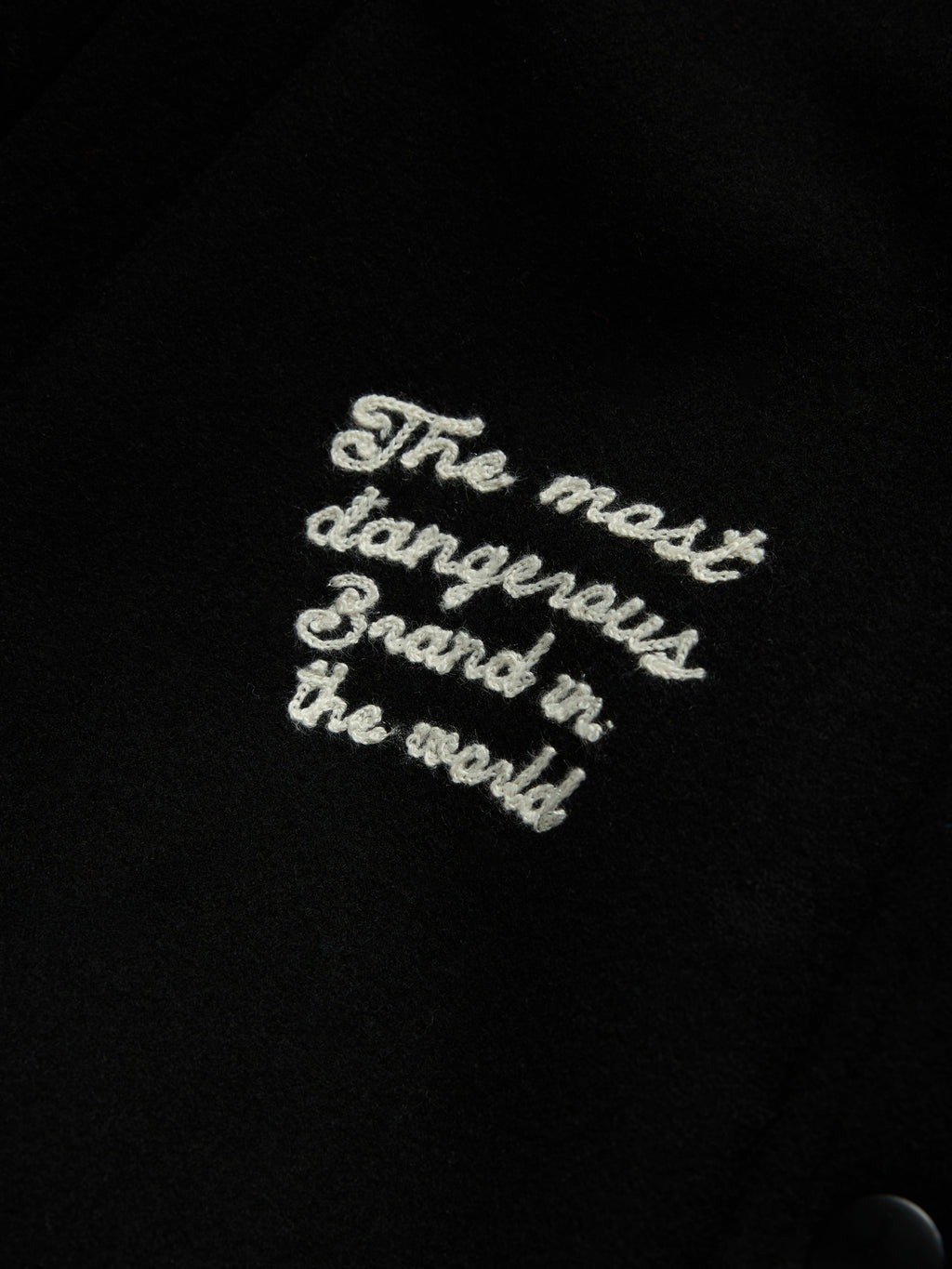 Bobby Huey Reversible Varsity Jacket Black