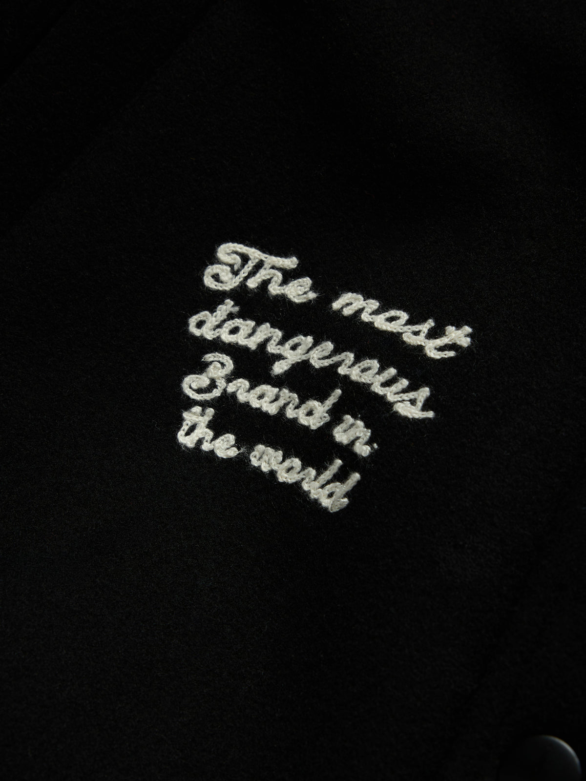 Bobby Huey Reversible Varsity Jacket Black
