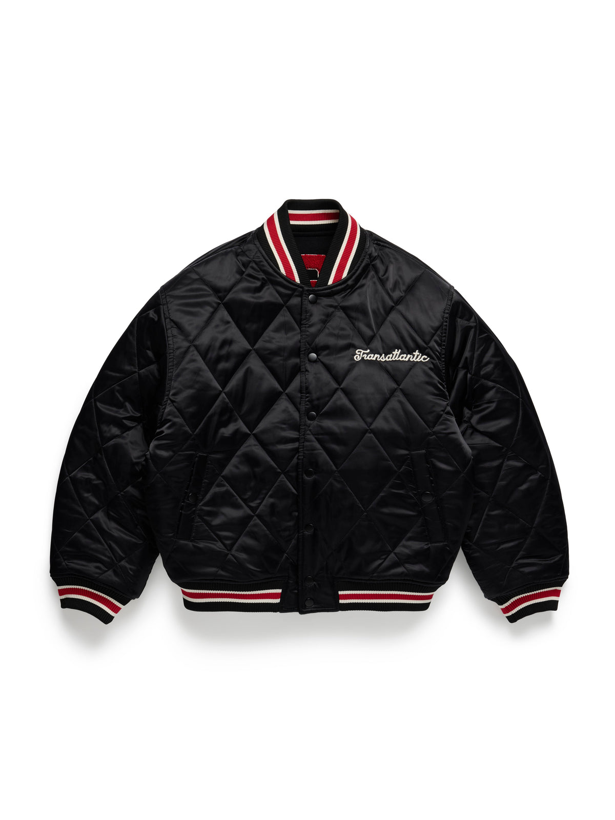 Bobby Huey Reversible Varsity Jacket Black