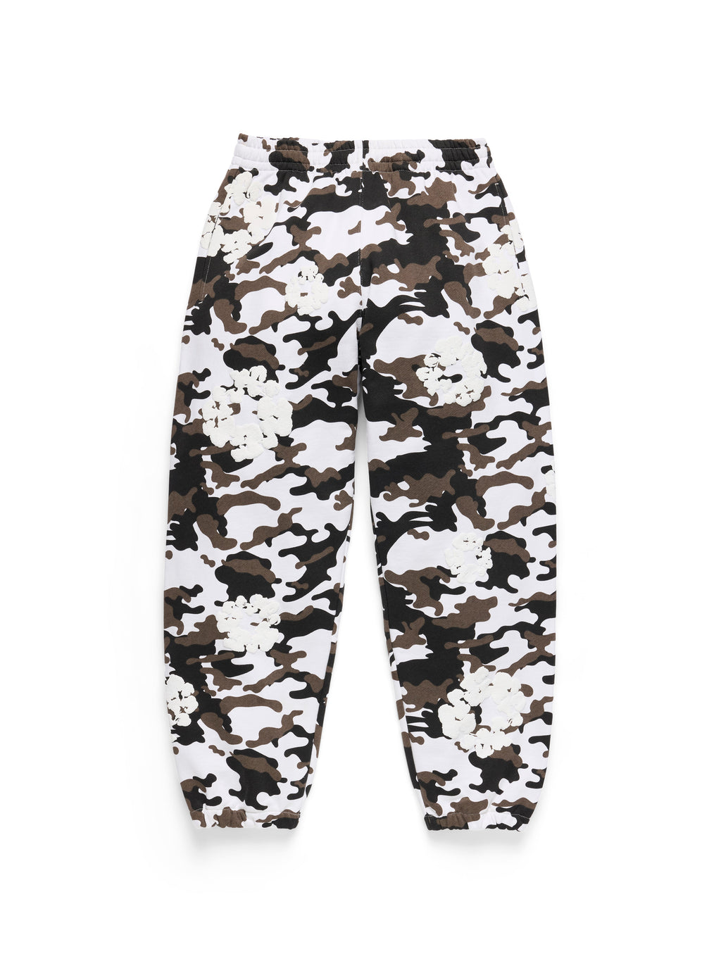 Cotton Wreath Sweatpants Snow Camo