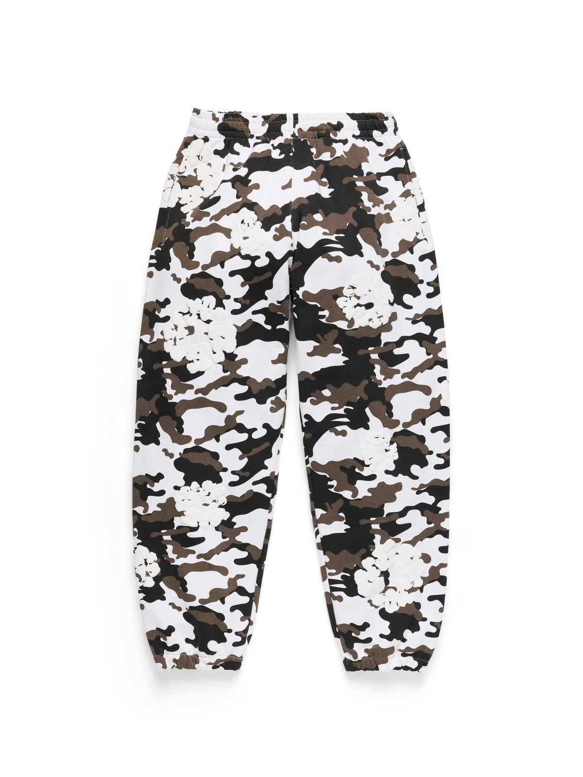 Cotton Wreath Sweatpants Snow Camo
