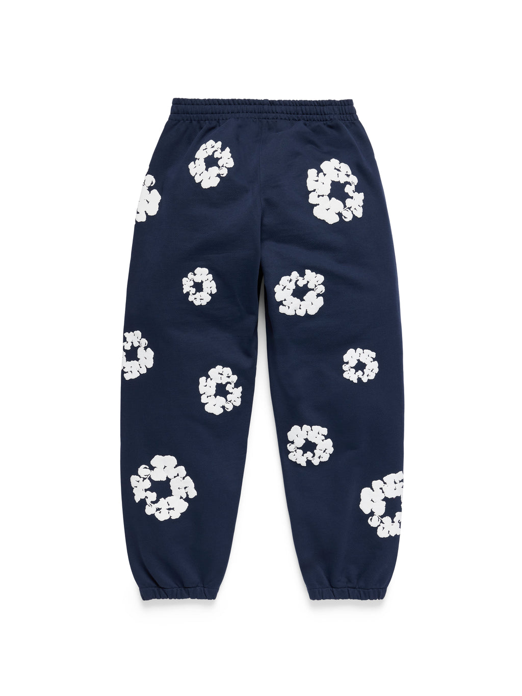 Cotton Wreath Sweatpants Navy