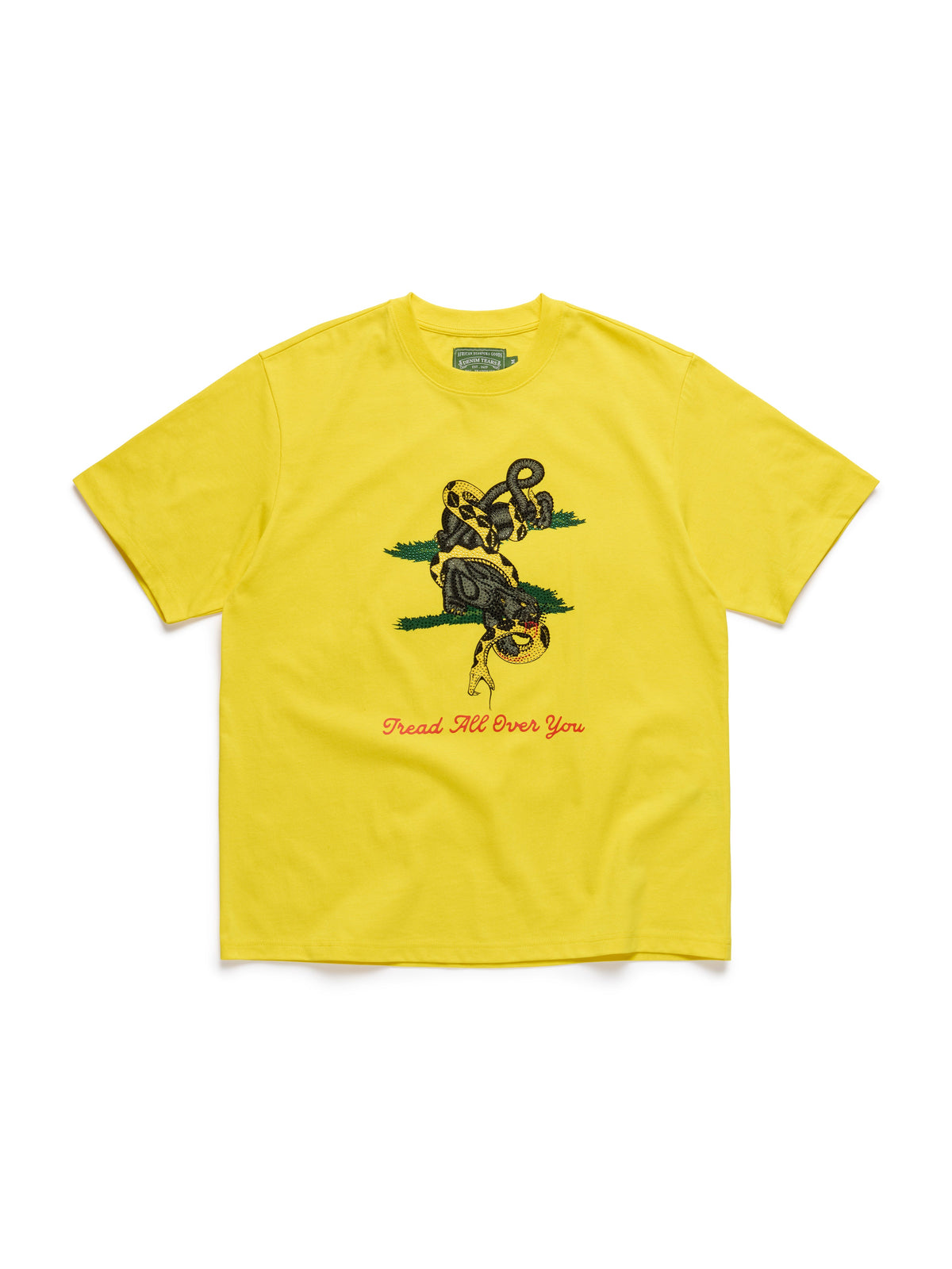 Tread All Over You Tee Yellow